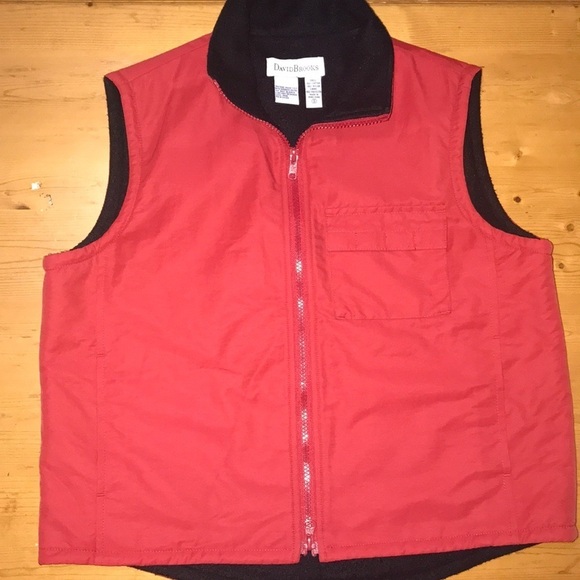 David Brooks Red Vest Small - Picture 1 of 5